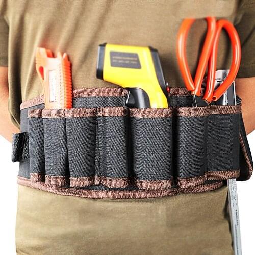 Portable Electrician Pouch Bag Adjustabe Belt Electricians Tool Storage Holder Tools Packaging Waist Tool Bag
