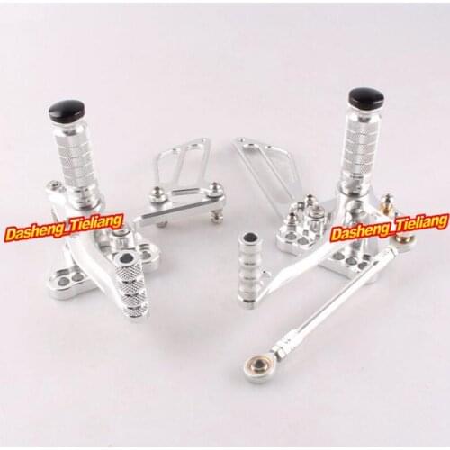 Adjustment Shift Foot Pegs Rest Rear Set Footrests Rearset Kit For Suzuki GSX-R / GSXR1000 2005-2006 Motorcycle Accessories