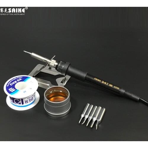 SAIKE 947 45W Heat soldering iron Electric soldering iron Welding Soldering 220V