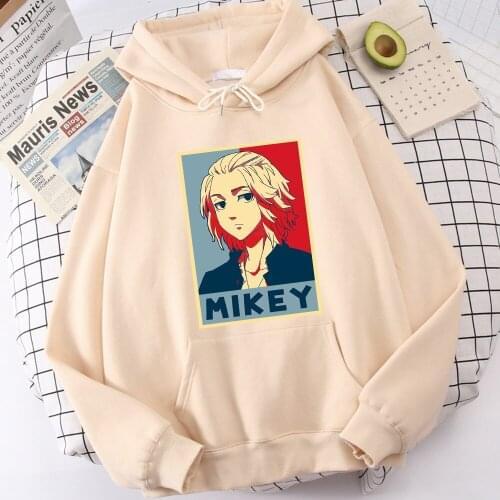 Hoody Tokyo Revergers Mikey Japanese Anime Print Mens Hoodie Brand Korean Mens Harajuku Pullover Comfortable Casual Sweatshirts