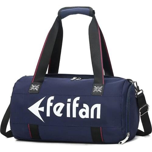 Waterproof Women Gym Bag Yoga With Shoe Compartment Dry Wet Separated Storage Adjustable Strap Training Outdoor Sport Bag XA737Y