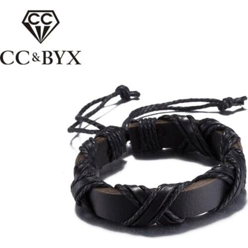 Black/Brown Color Viking Bracelets for Women Men Daily adjustable Fashion Jewelry Gifts Accessories Bijoux Unisex Bracelet SH030