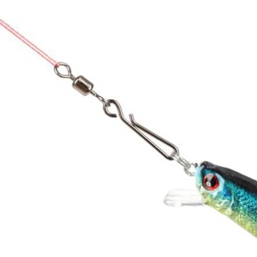 10/20/50pcs Fishing Swivels Connector 2#-10# Interlock Pin Snap Rolling Swivel For Fishhook Lure Carp Fishing Accessories New