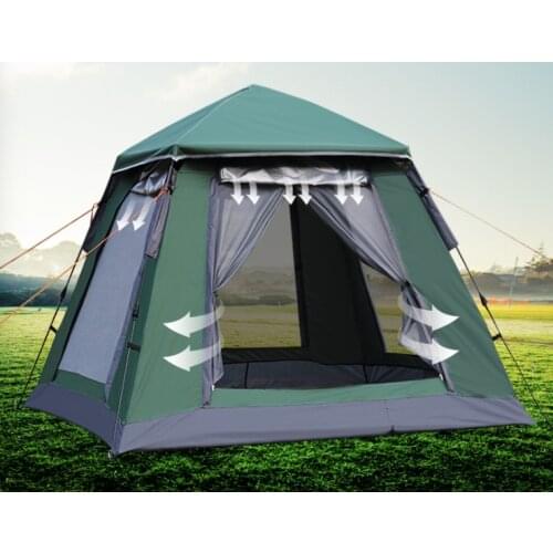 4-5 people automatic spring speed open tent space large thickened rainstorm outdoor camping tent