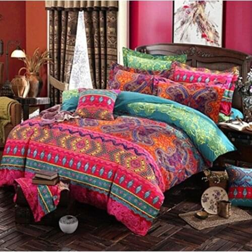 Bohemian 3D Comforter Mandala Bedding Sets Duvet Cover Set Winter Bedsheet Pillowcase Queen King Size Bedlinen Bedspread