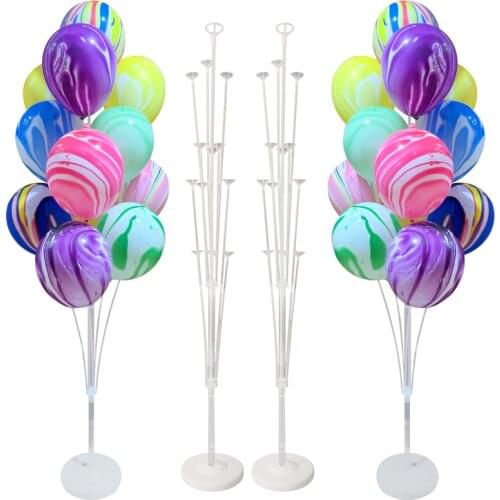 1/2Sets Balloon Holder Balloons Stand Column Confetti Balloon Kids Birthday Party Baby Shower Wedding Decoration New Year Decor