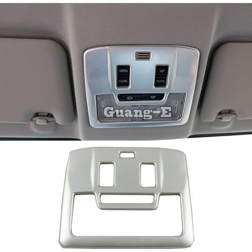 For Toyota RAV4 2016 2017 2018 ABS chrome car styling front inner read reading switch light lamp frame trim 1pcs