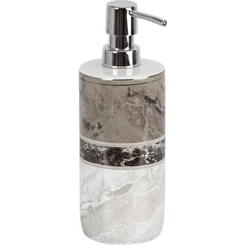 Primanova Garnsey Ceramic Liquid Soap Dispenser-Gray