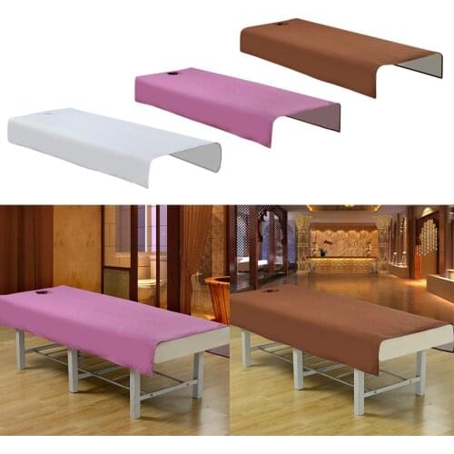 Beauty Massage SPA Treatment Bed Table Cover Sheet with Breath Hole Beauty Bed Sheet Cover Spa Bed Covers Massage Cover Sheet