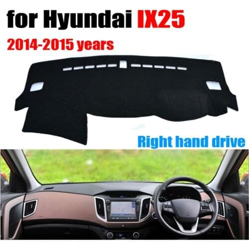 Car dashboard cover mat for Hyundai IX25 2014-2015 years Right hand drive dashmat pad dash cover auto dashboard accessories