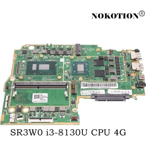 Nokotion 5B20U53654 for Lenovo IdeaPad 330S-15IKB 330S-KBL 15.6 Inch Laptop Motherboard SR3W0 i3-8130U CPU 4G memory R530 2g GPU