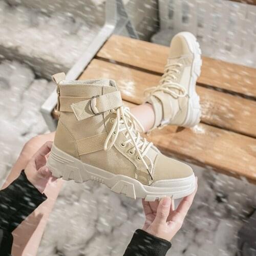 New Canvas Women Shoes Winter Womens Boots White Shoes Brand Knee High Boots