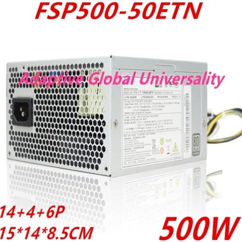 New PSU For Lenovo Thinkcentre ATX P520C 14Pin 500W Power Supply FSP500-50ETN FSP500-60ETN FSP450-50ETN HK380-16FP PCB037 PCC001