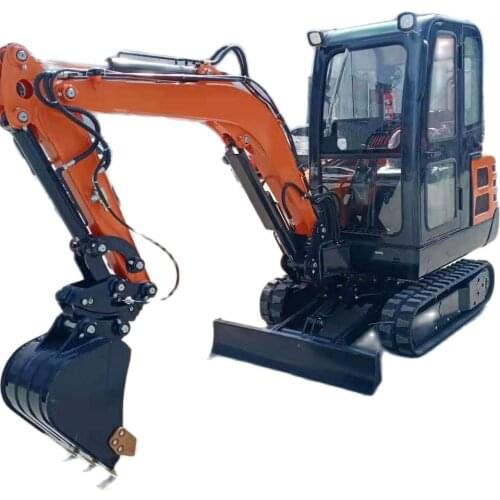 Full Hydrauli Mini excavator 2.5ton with Cabin CE EPA Approved for sale