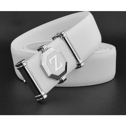 Fashion Z belt men designer high quality genuine leather belt luxury famous brand Waist Strap Male cowhide belts for men jeans