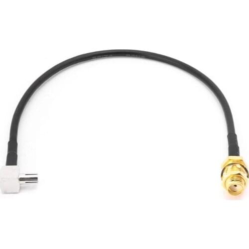 SMA Female Jack To TS9 Male Right Angle RG174 Pigtail Cable 20cm Antenna Coaxial Cables