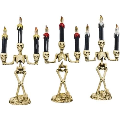 Halloween Decorations Lights Skull Ghosts Party Candle Lights Led Pumpkin Party Happy Halloween Party Decor