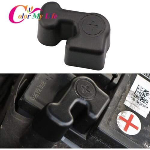 ABS Car Battery Cathode Positive Electrode Pole Terminal Protective Cover for Volkswagen VW Golf 7 MK7 7.5 MK7.5 2013-2019 Parts