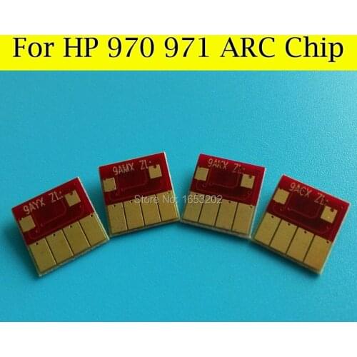 1 Set LWP1CN1502AR 970 XL ARC Chip For HP x451dn x451dw x476dw x476dn x576dw x551dw Cartridge Chip For HP 970XL 971XL