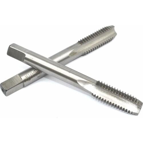 2X Metric Hand Tap Thread Tap Tool M10x1.25MM Thread Drill Bit Stainless Steel Car Repair Accessories For Steel Aluminium Copper