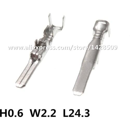 Male Car Crimp Terminal 2.2 Series Terminals Automotive Connector Pins DJ612-2.2X0.6A