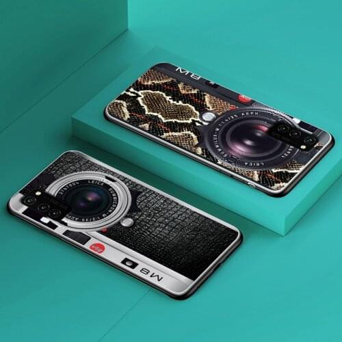 For Samsung Galaxy Note 10 Plus 5G 9 S10 S10e S9 S8 Plus Case Luxury PU Leather Embossed Camera Soft Back Cover Funda