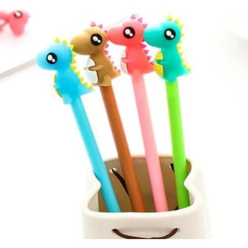 Little Monster Gel Pen Cute Stationary Cute Cartoon Gel Pens 0.5mm Kawaii School Supplies Student Novelty Black Signature Pen