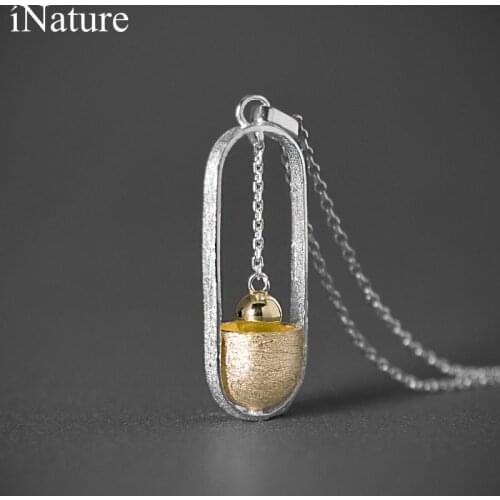 INATURE 925 Sterling Silver Punk Hammer Ram Pendant Necklace For Women Men Jewelry Gift