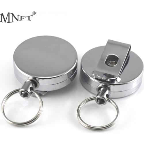 MNFT 10PCS Zinger Retractor Tainless Steel Tool Clip Fishing Accessories Free Shipping Wholesale