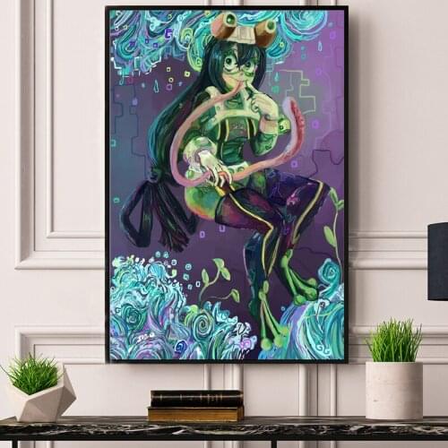 Modular Pictures Wall Art Nordic Todoroki Shoto Print My Hero Academi Poster Fandom Cloud Home Decor Canvas HD Anime Paintings