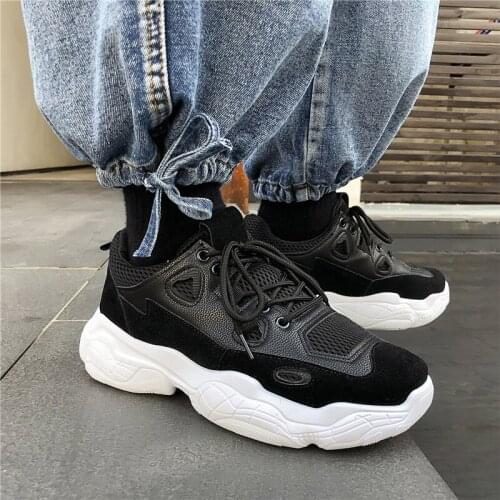 Mens 2019 New Summer Breathable Sports Shoes Korean Version Of The Trend Of Casual Tide Wisdom Smoked Old Shoes