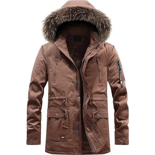 Hot Sale Parka Men Winter Thick Warm Fur Hooded Jacket Casual Parka hombre abrigos Long Men Clothes Overcoat casaco masculino