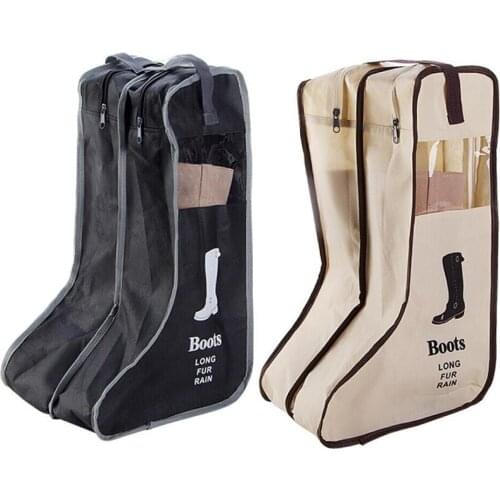 Storage Bag Boot Cover travel 2 Color Visible travel Window Shoe Organizer Case Zipper Korea Style Shoe Pocket Practical pouch