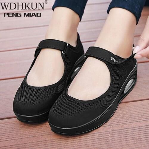 New Women Flats 2020 Spring Summer Ladies Mesh Flat Shoes Women Soft Breathable Sneakers Women Casual Shoes Zapatos De Mujer