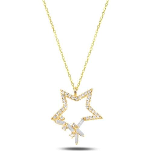 14 carat Gold Star Necklace