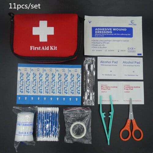 400 pcs Emergency survival bag Mini Family First Aid Kit Sport Travel kits Home Medical Bag Outdoor Car First Aid Bag