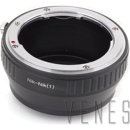 Venes Nik - Nik 1, Lens Adapter Suit For Nikon Lens to Suit for Nikon 1 Camera, J5 J4 S2 V3 AW1 J3 J2 J1 V2 S1 V1