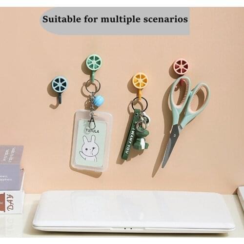 Hook-free Punching Strong Viscose Creative Cute Dormitory Wall Hanging On The Bathroom Kitchen Bedroom Household Universal Hook