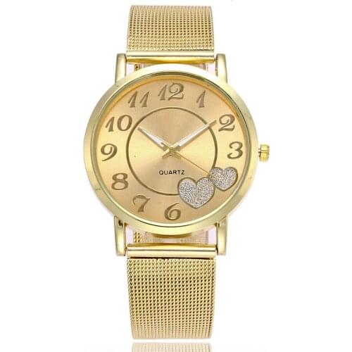Fashion Women Watch Mesh Belt Watch Wild Lady Creative Fashion Gift Wrist Watch Bracelet Watches Women Watches Reloj Mujer