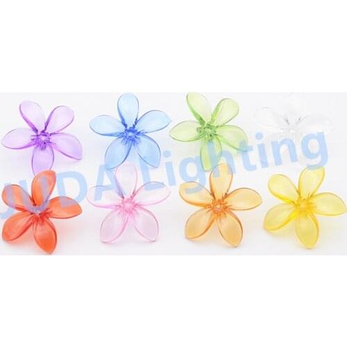 Decoration Crafts Chandelier crystal flower shaped plastic crystal bead for modern fashion lamp pendant light wall lamp fittings