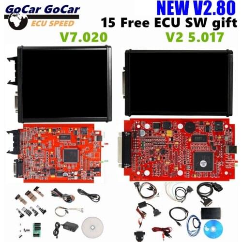 2021 New V2.70 OBD2 ECU Upgrade Programmer Online V2 V5.017 2.53 4LED V7.020 2.25 No Token OBD2 Manager ECU programmer