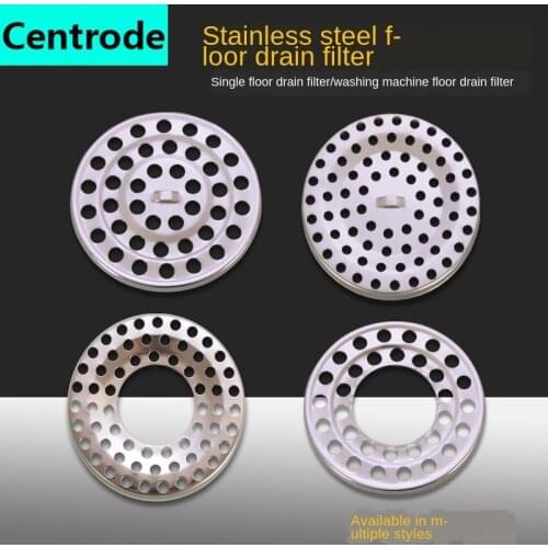 Drains Stainless steel floor drain filter anti-blocking net bathroom drain anti-blocking washing machine floor drain net block