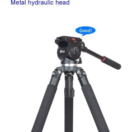 Jieyang tripod professional camera SLR hydraulic damping bird 65mm bowl head JY0509B