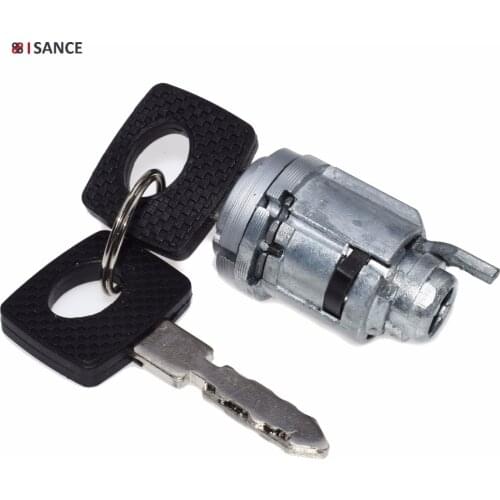 ISANCE Ignition Lock Switch Cylinder + Keys For Mercedes-Benz W124 W126 190DT 260E 350SD 500E E320 E420 1264600604 A1264600604