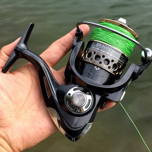 12+1 Ball Bearings Right/Left Hand Interchangeable 5.2:1/4.7:1 Gear Ratio Fishing Reel Metal Line Cup Spool Lure Spinning Wheel