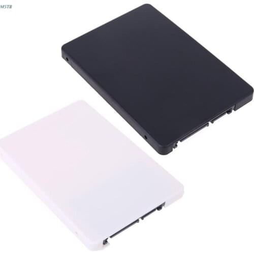 7mm mSATA SSD to 2.5 Inch SATA Adapter Enclosure Converter Plastic Hard Disk Drive Box External HDD Case M5TB