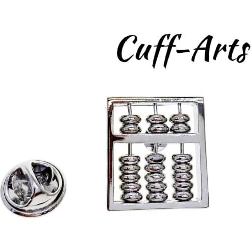 Lapel Pin Badges for Men Abacus with Moving Counters Lapel Pin Badge Fashion Brooches Novelty Lapel Pin By Cuffarts P10401