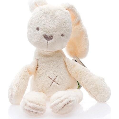 New Fashion Soft Stuffed Animals Kids Animal Rabbit Sleeping Cute Cartoon Plush Toy Stuffed Animal Dolls Children Birthday Gift