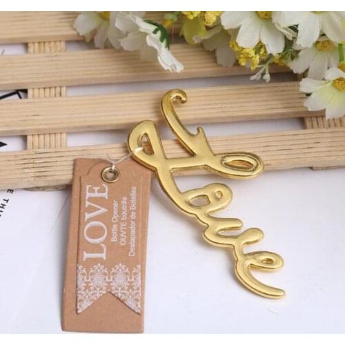 Silver ColorLove bottle opener 200PCS/LOT wedding party favor gift guest present Free shipping F20173825