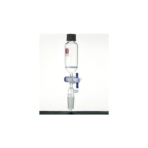 P150050C Vessel, With lower joint , T-Bore PTFE plug, Capacity:50ml, Fritted Disc O.D:30mm, GL thread :25, Porosity:C